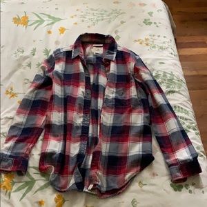 Soft plaid flannel shirt